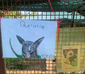 Christine Kluger mit den Kindern